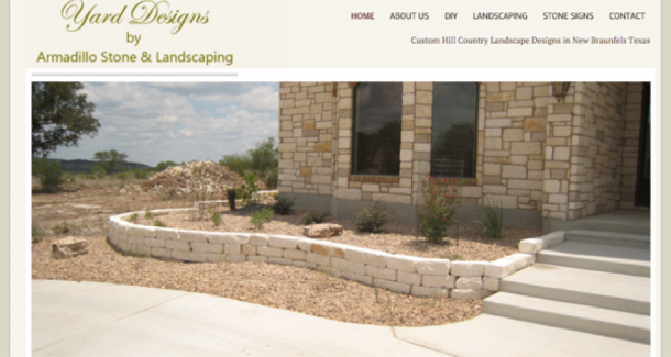 Custom Web Design Client - Armadillo Stone Works